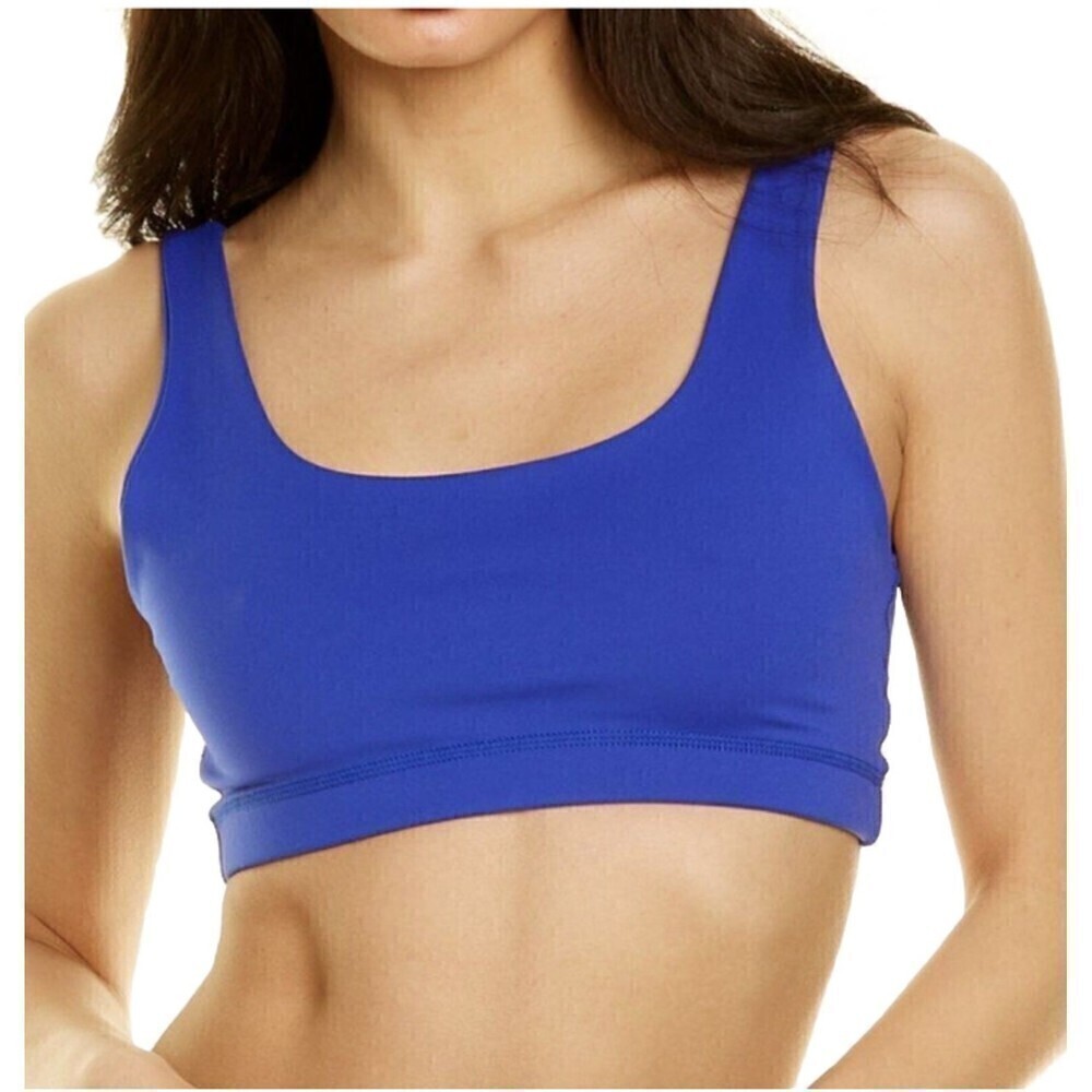 WEWOREWHAT BANDEAU BRA TOP Sapphire SZ Large